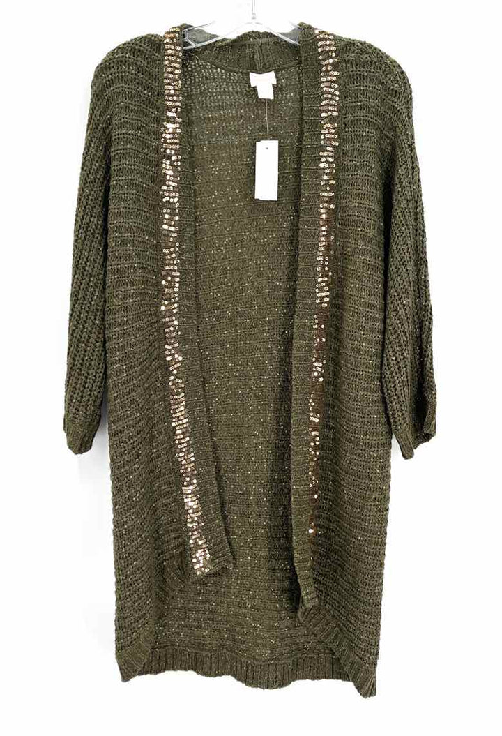 Size S Chico's Green Cardigan