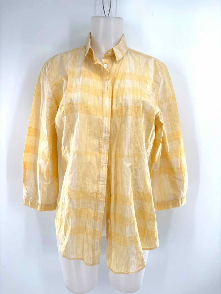 Size XL Burberry Yellow Cotton Luxury - Shirt