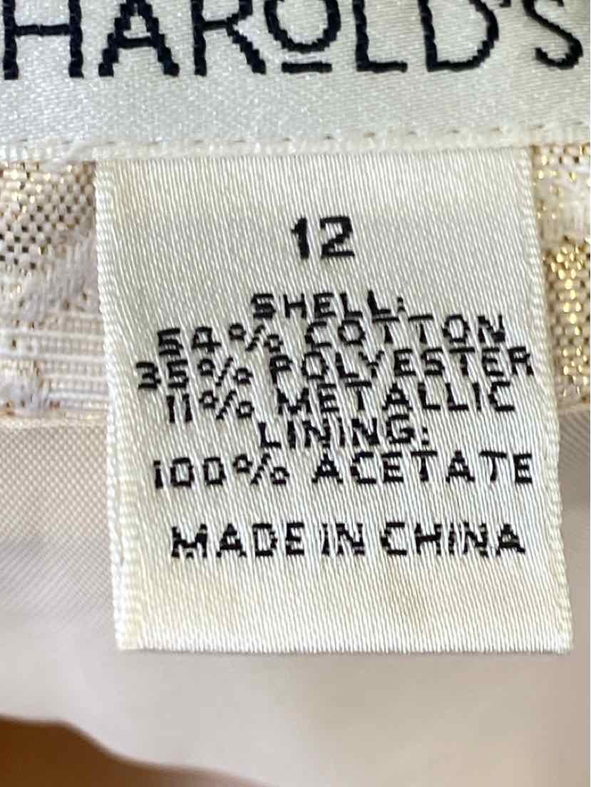 Size 12 Cream Skirt