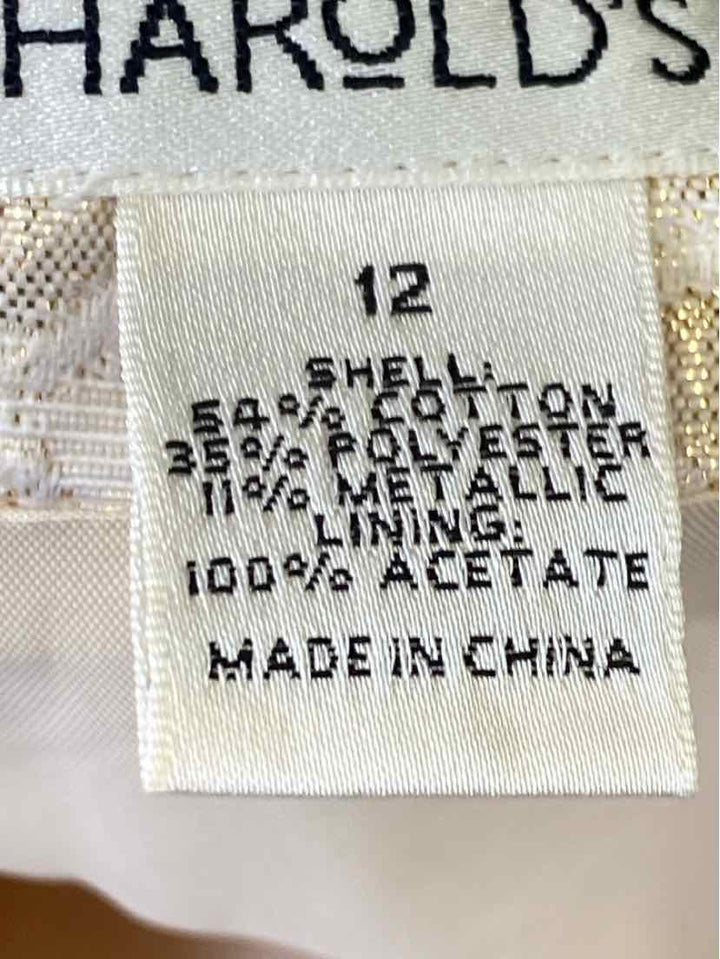 Size 12 Cream Skirt