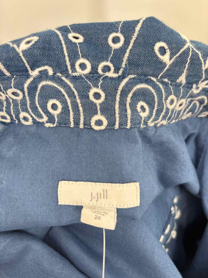 Size 2X J JILL Denim Dress