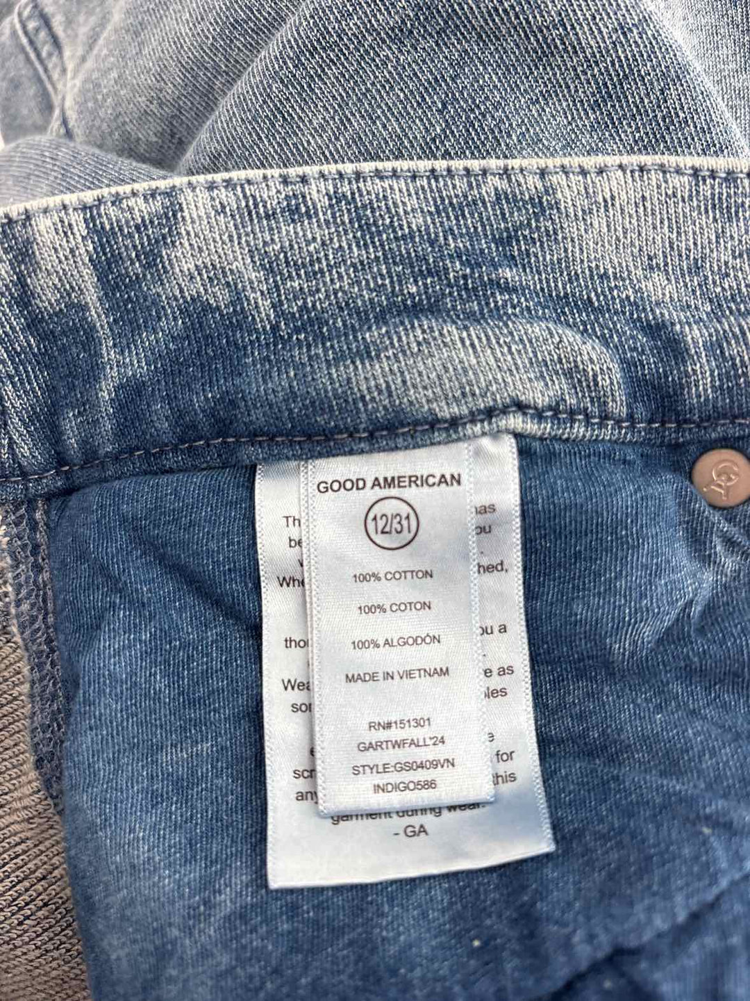 Size 12 GOOD AMERICAN Denim Pants