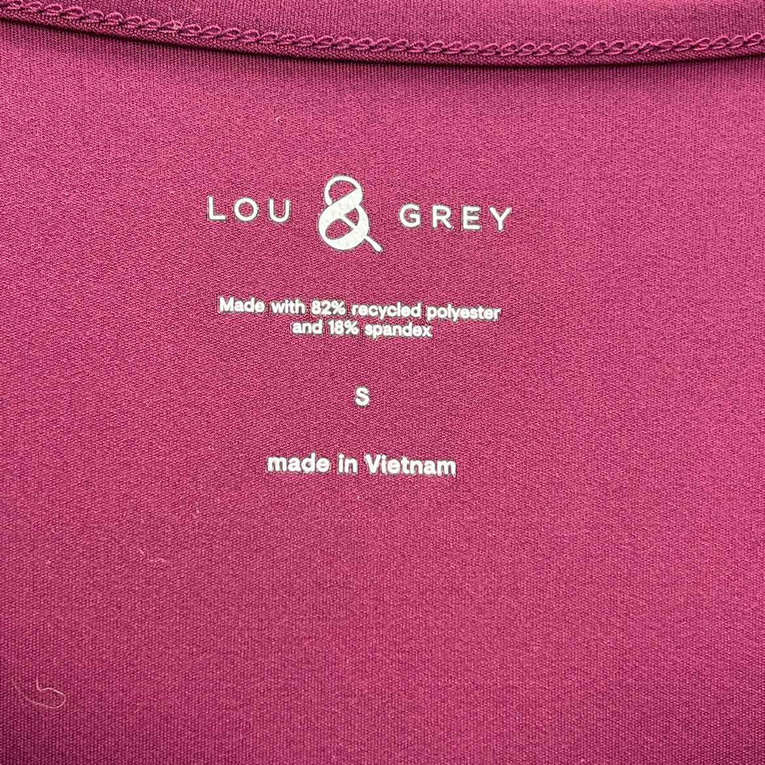 Size S LOU & GREG Burgundy Dress