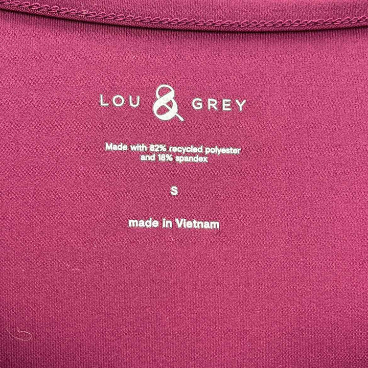 Size S LOU & GREG Burgundy Dress