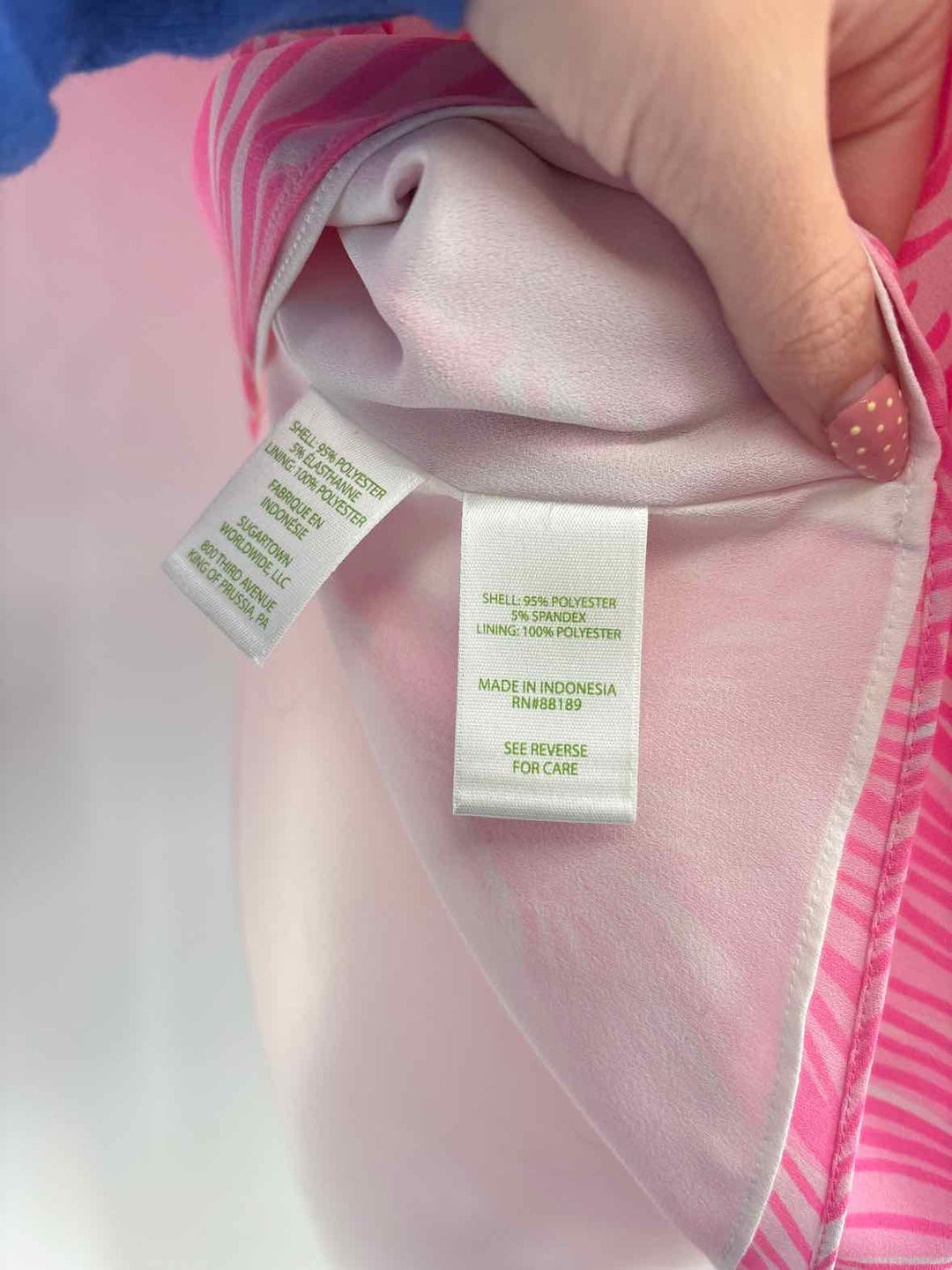 Size M Lilly Pulitzer PINK PRINT Shirt