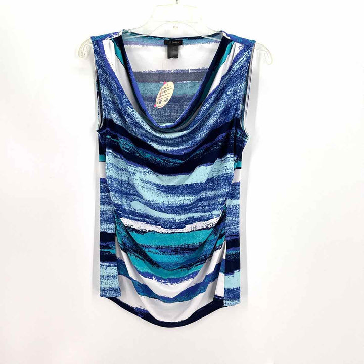 Size S Ann Taylor Blue Print Shirt