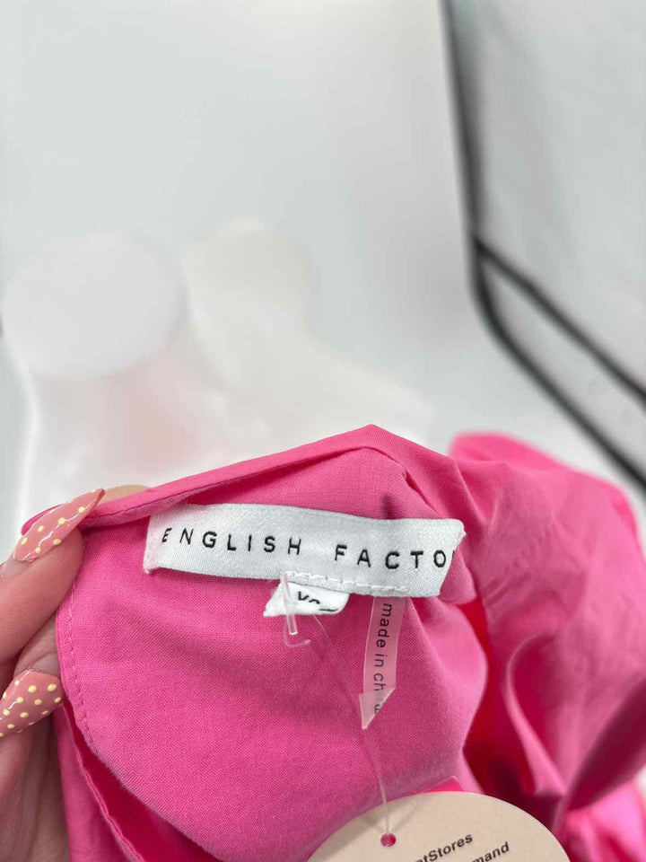 Size XS ENGLISH FACTORY Pink Dress