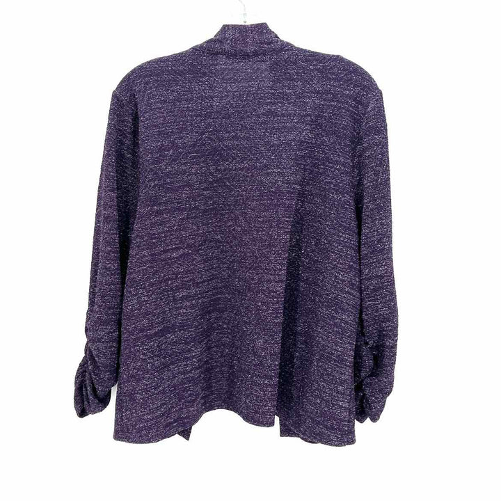 Size 1X KASPER Purple Sweater