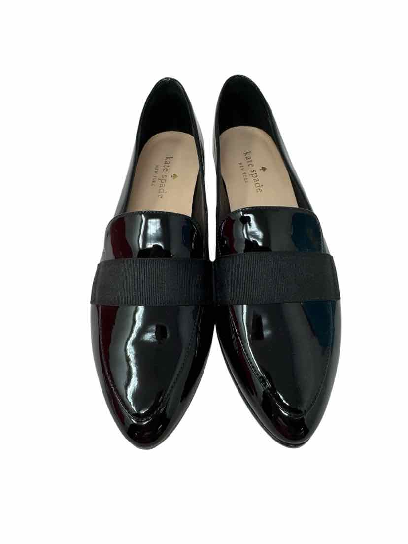 Shoe Size 6.5 Kate Spade Black PATENT Flats