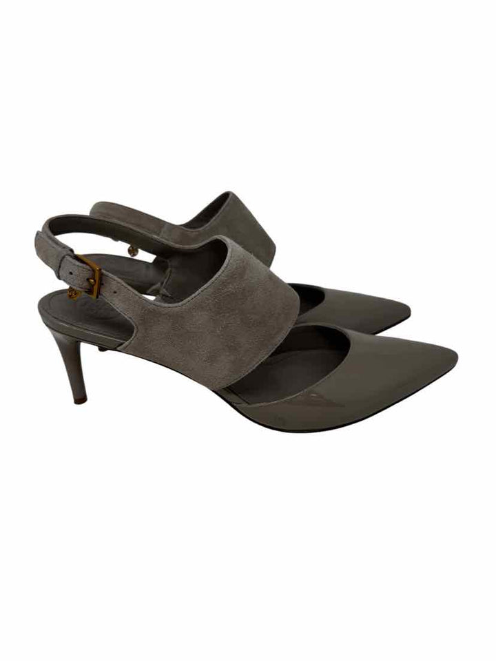 Shoe Size 7 Tory Burch Gray Suede Pumps