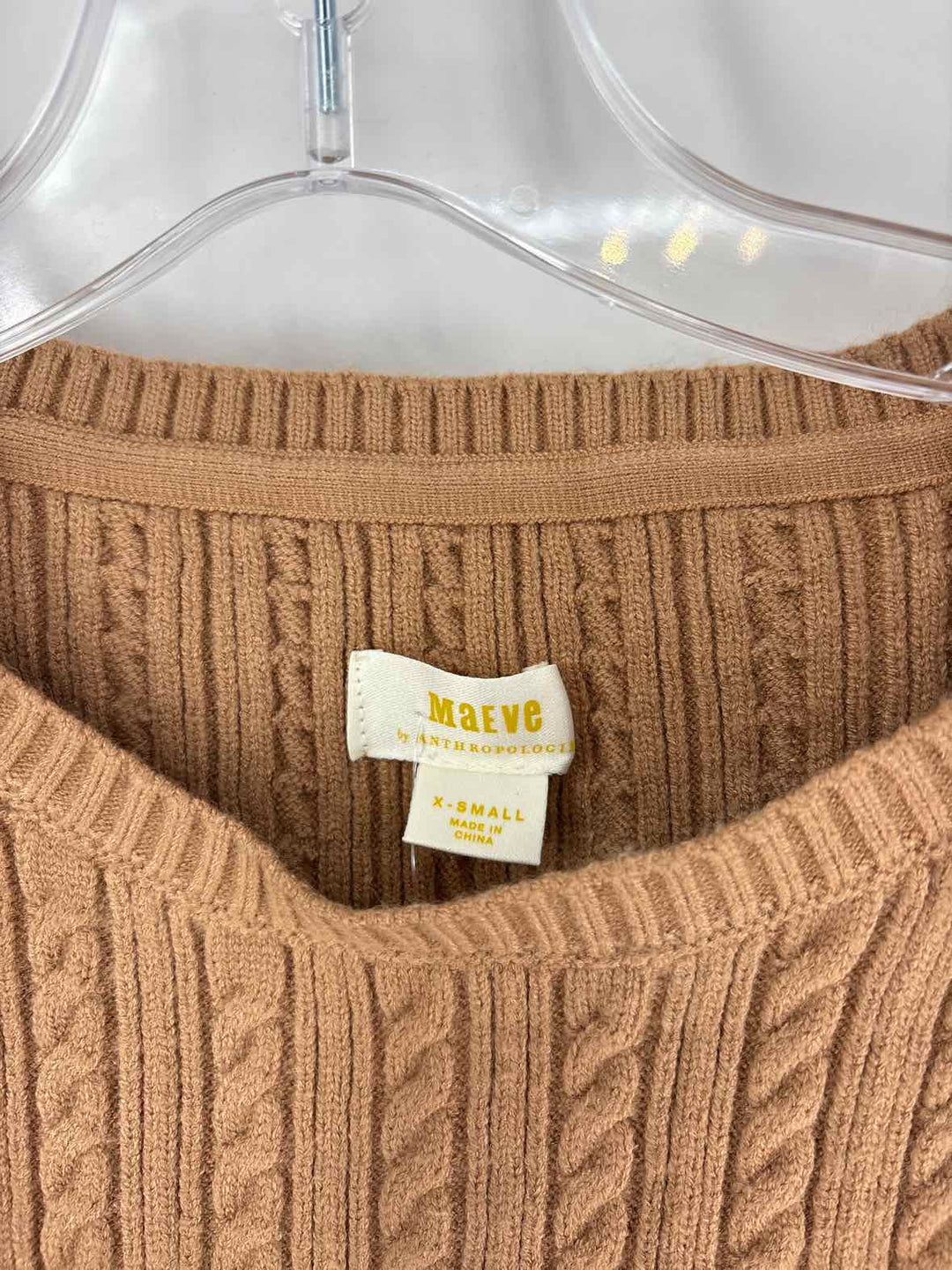 Size XS MAEVE Brown Sweater