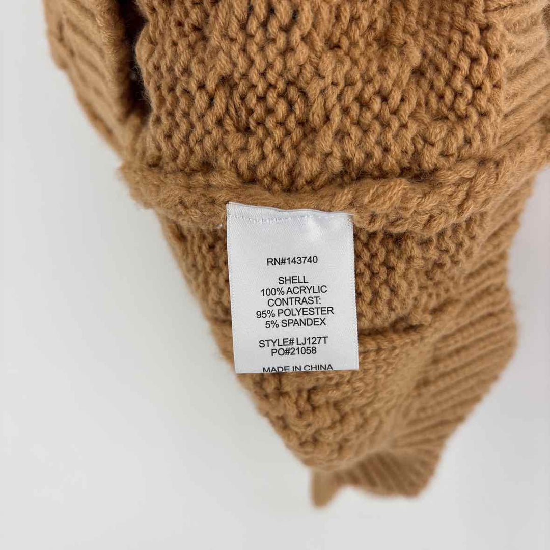 Size XXL HYACINTH HOUSE Brown Knit Sweater