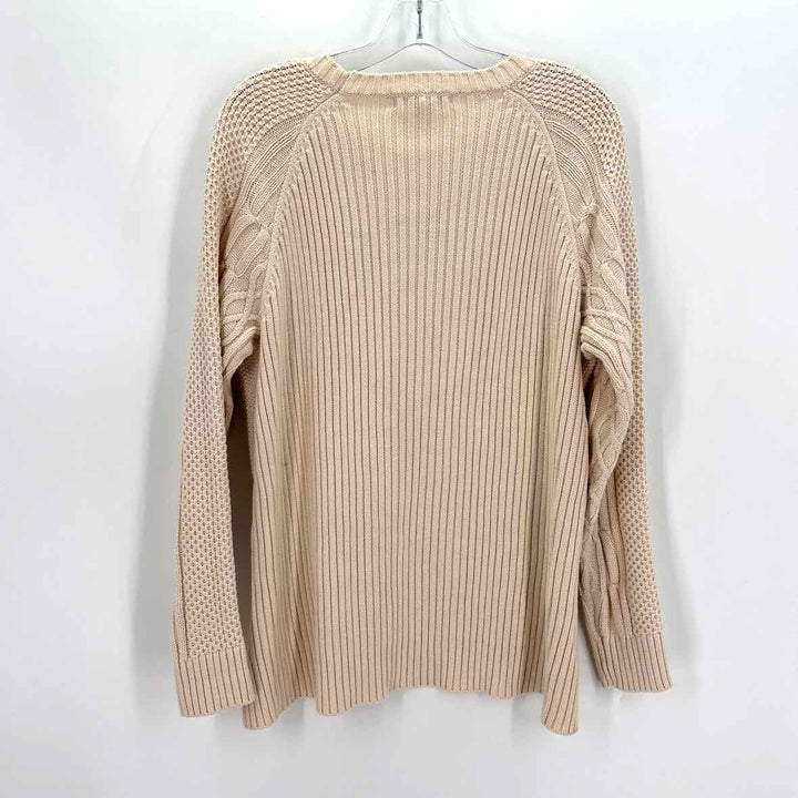 Size L CABI Cream Sweater
