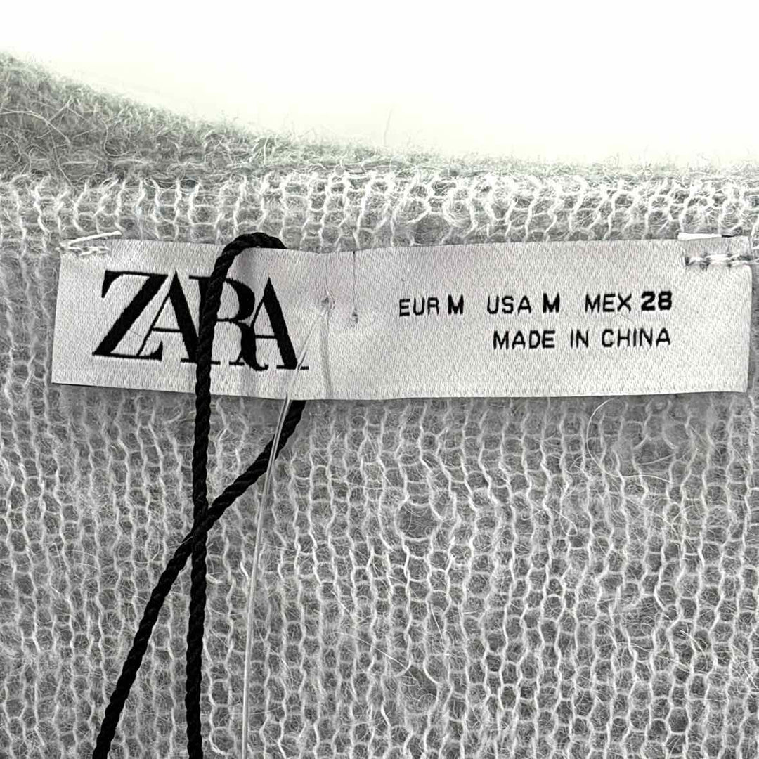 Size M ZARA Aqua Knit Sweater