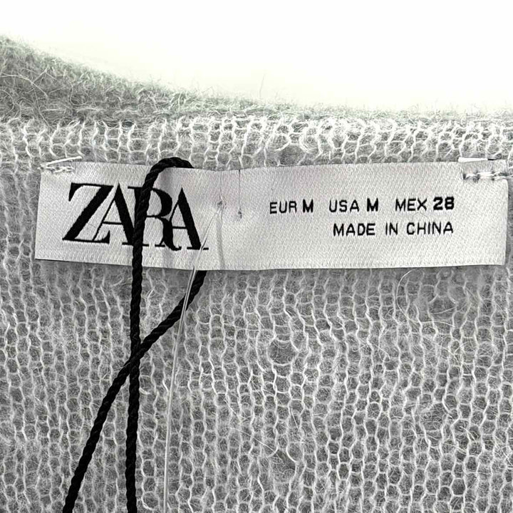 Size M ZARA Aqua Knit Sweater