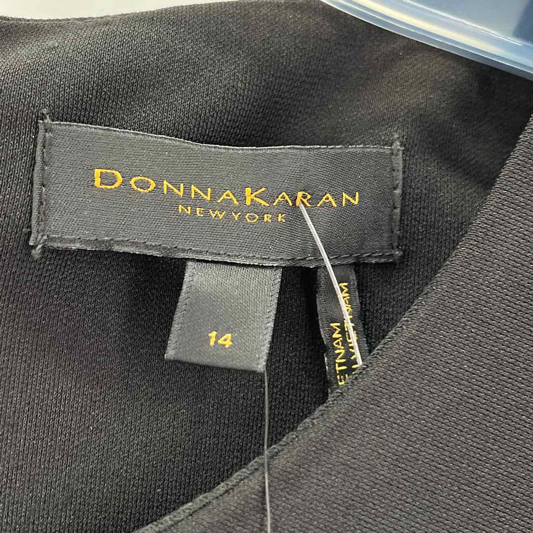 Size 14 DONNA KAREN Black Dress