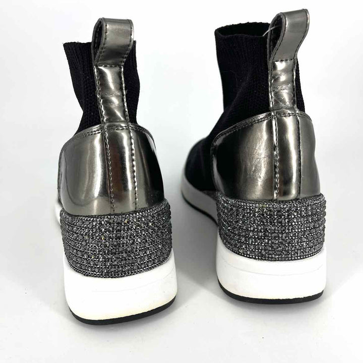 Shoe Size 6 Michael Kors Black Knit Boots