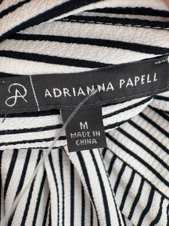Size M Adrianna Papell White Shirt