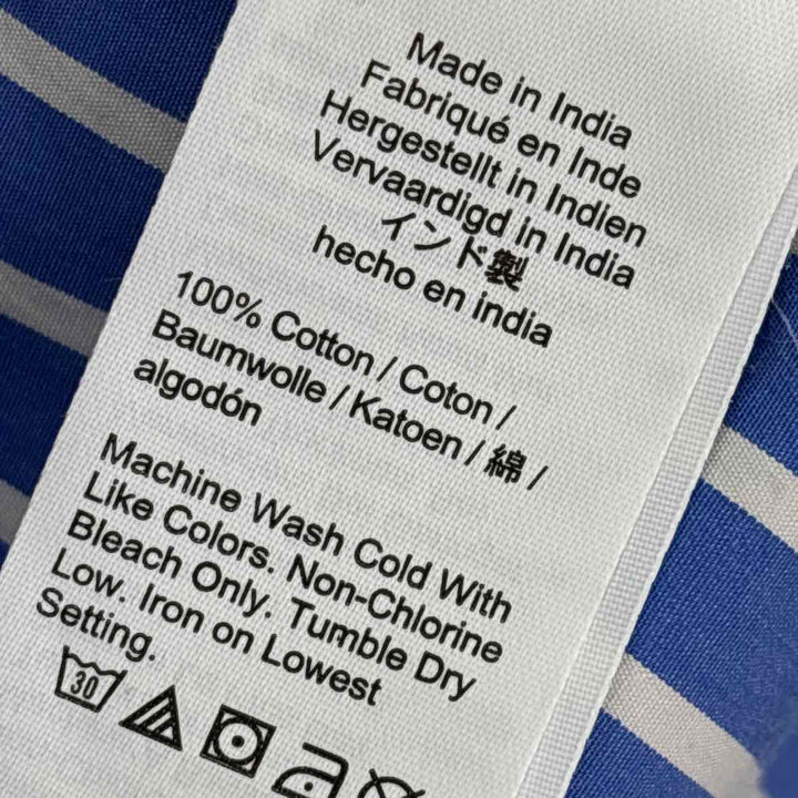 Size XXS MADEWELL Blue Shirt