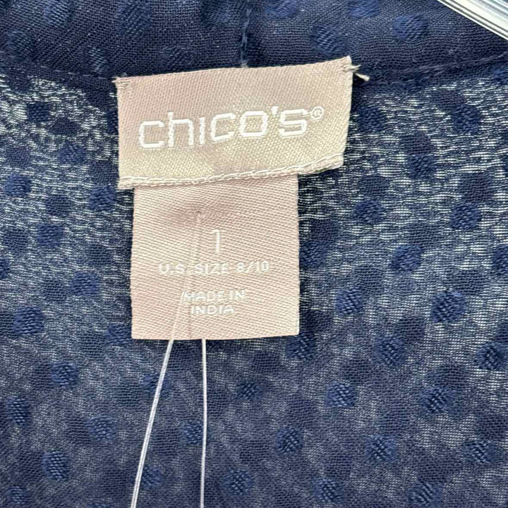 Size M Chico's Navy Shirt