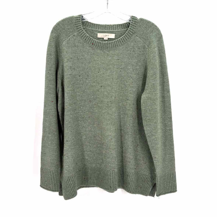 Size L LOFT Sage Knit Sweater