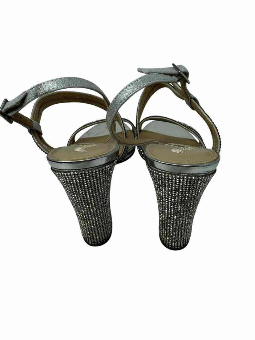 Shoe Size 8.5 Nine West Silver Sandals