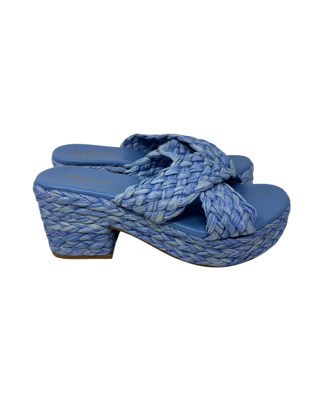 Shoe Size 6.5 BAMBOO Blue Sandals