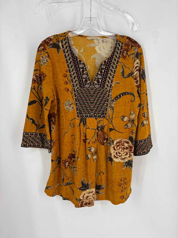 Size M SOFT SURROUNDINGS Mustard Shirt