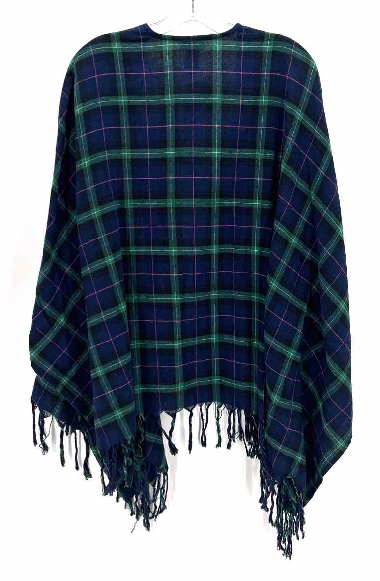 Size L CROWN &amp; IVY Navy Flannel Cardigan