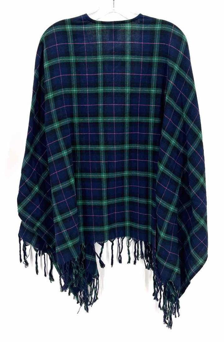 Size L CROWN &amp; IVY Navy Flannel Cardigan