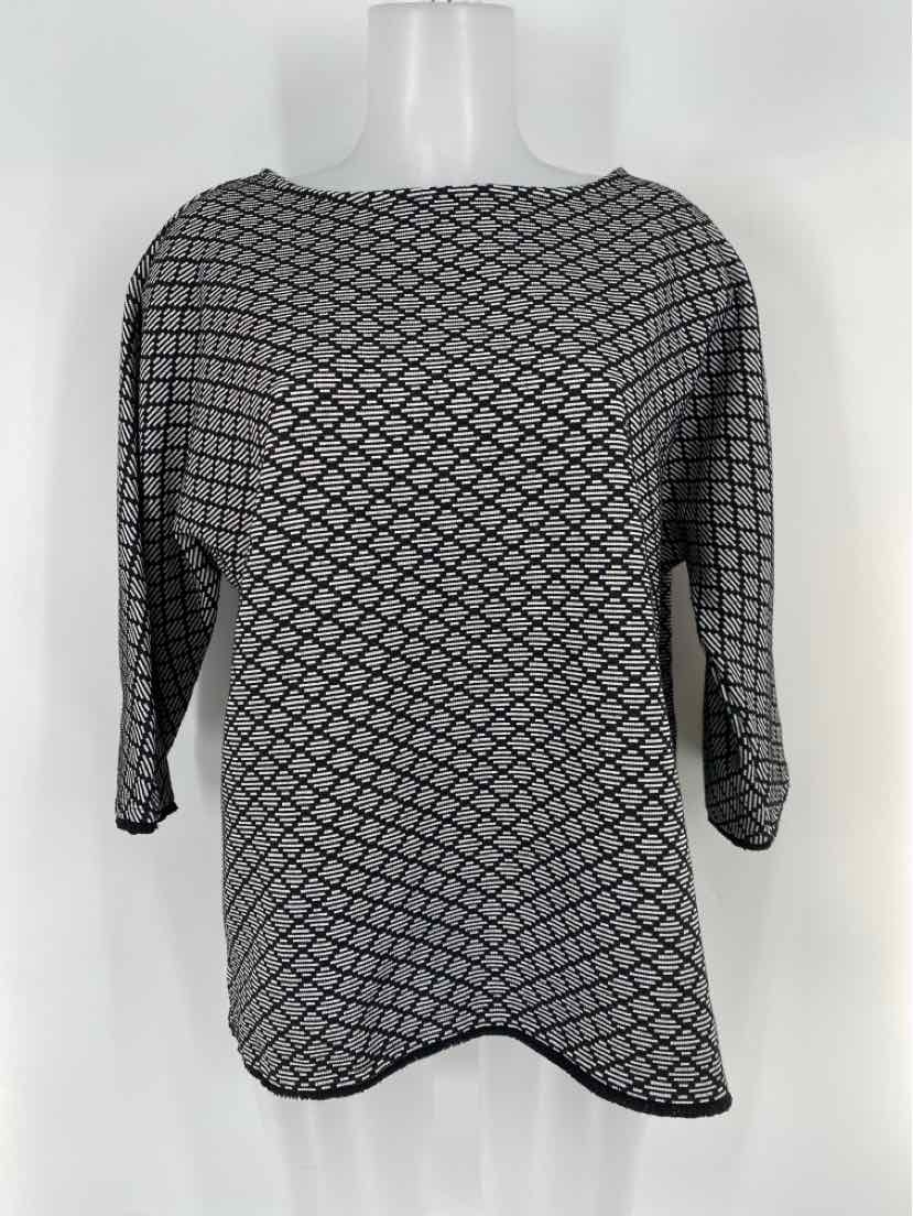 Size XL Chico's Black/White Shirt