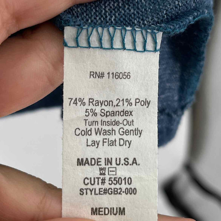 Size M Blue Print Sweater