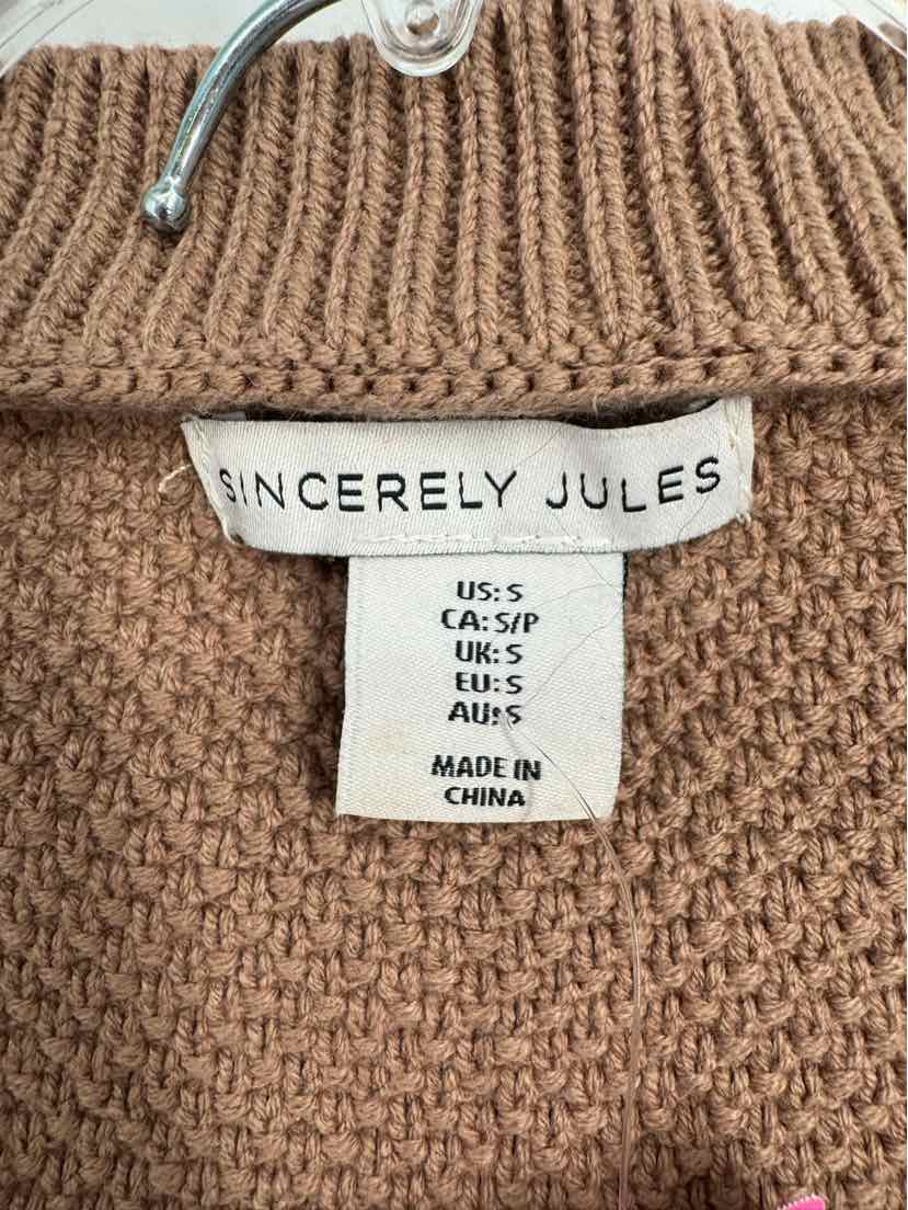 Size S SINCERELY JULES Brown 2 PC Dress