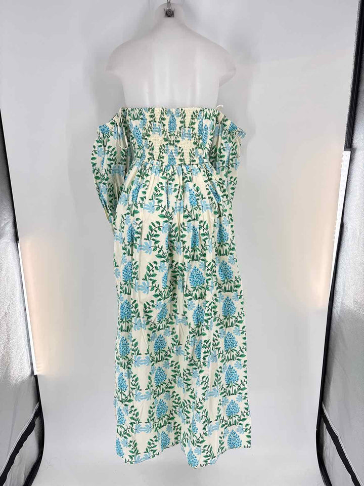 Size M Anthropologie Green Dress
