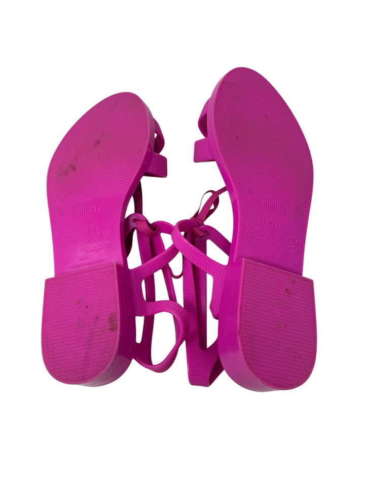 Shoe Size 10 MELISSA Fuschia Sandals