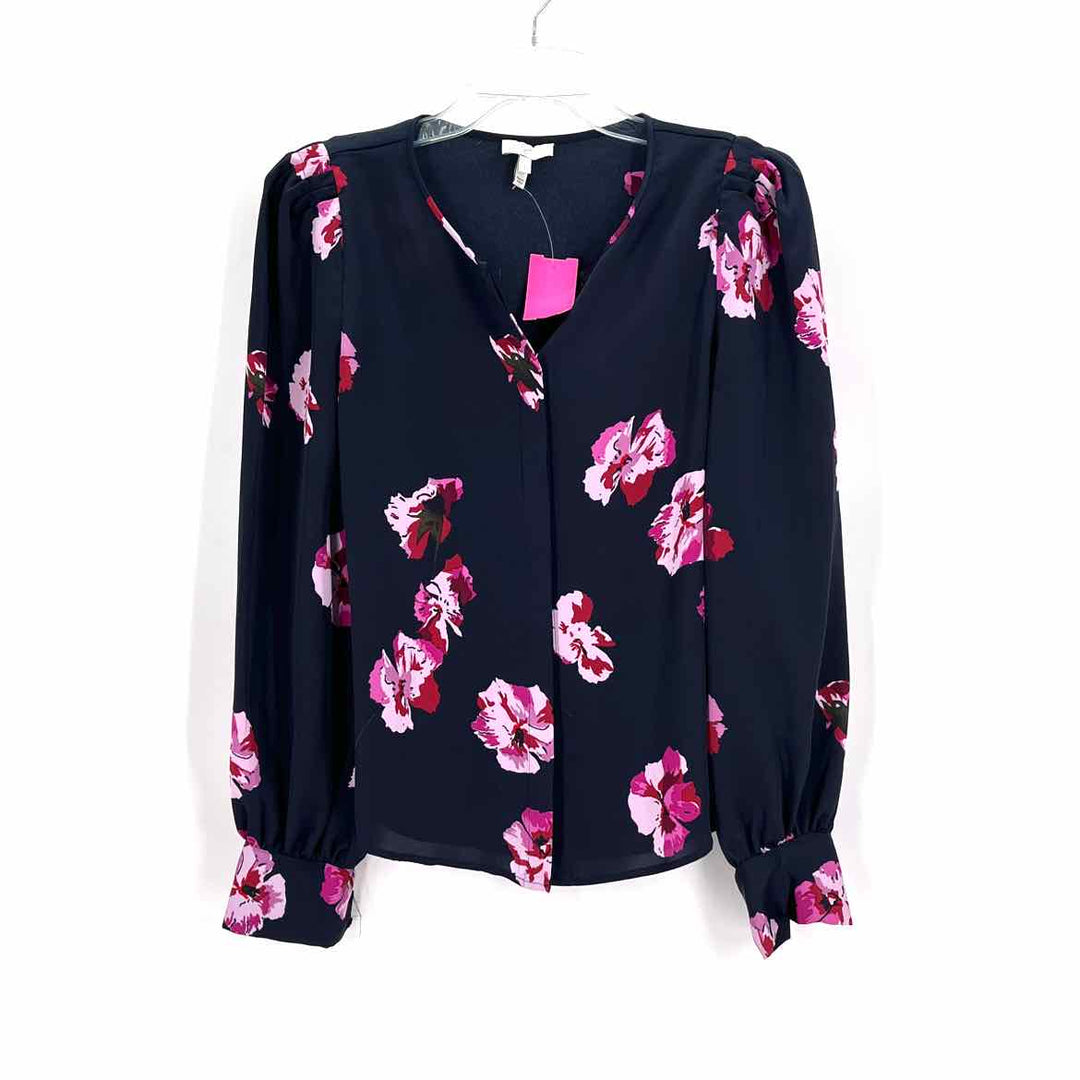 Size S JOIE Navy Print Shirt
