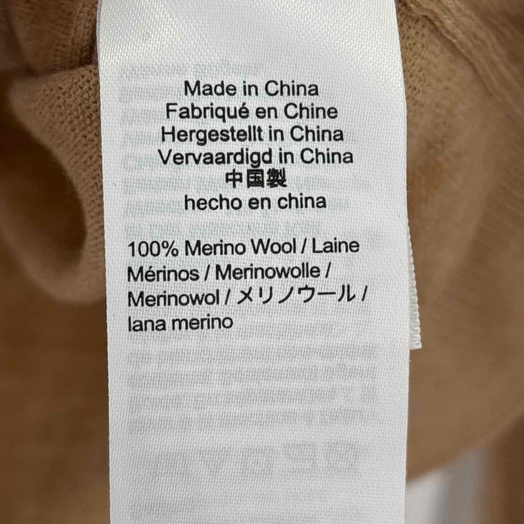 Size M J Crew Tan Wool Sweater