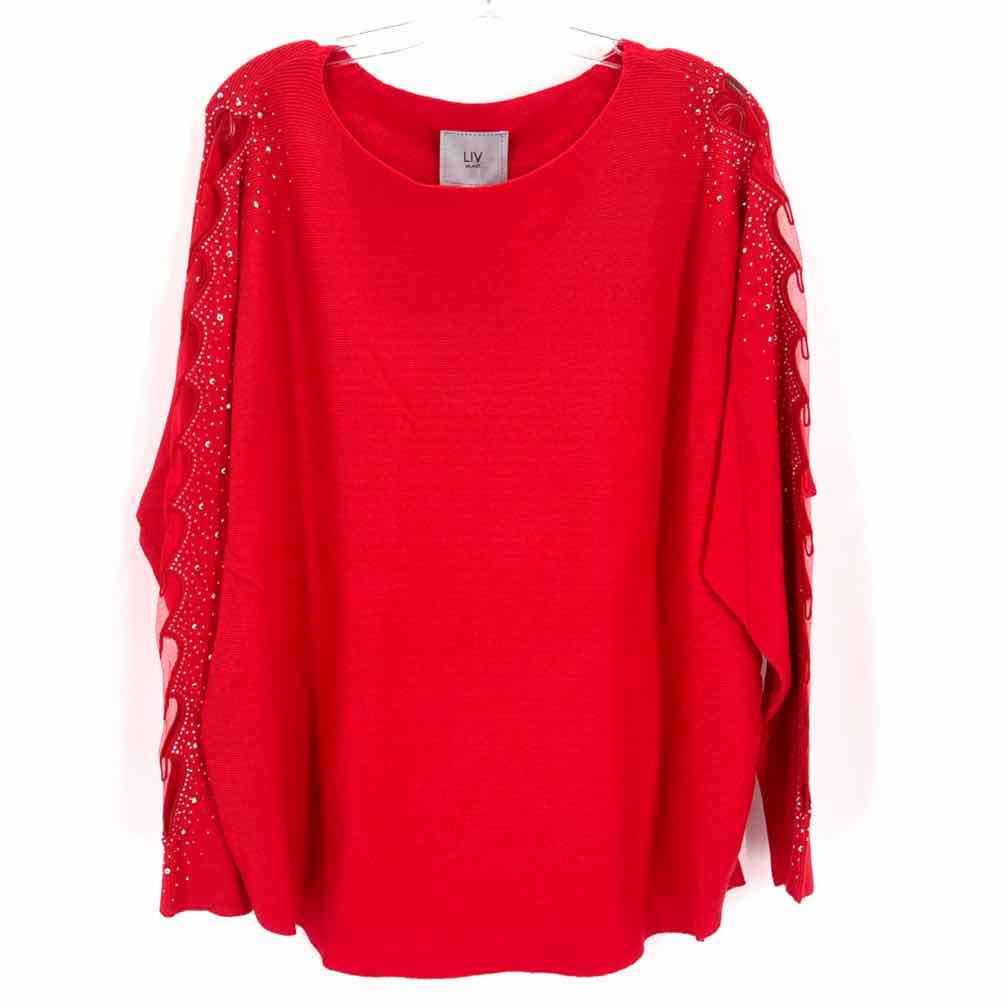 Size 1X Red Sweater