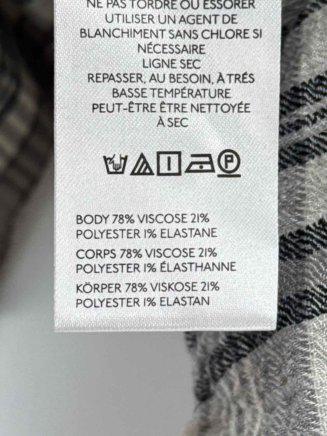 Size L Pilcro & the Letterpress Gray Shirt