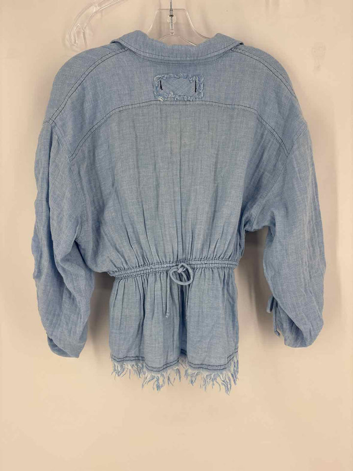 Size S WE THE FREE Blue Shirt