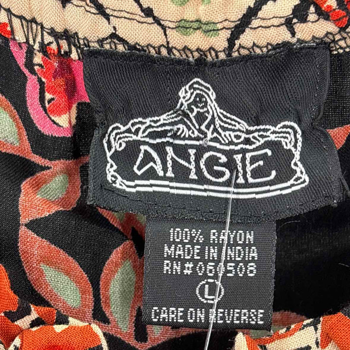 Size L ANGIE Multi-Color Shirt