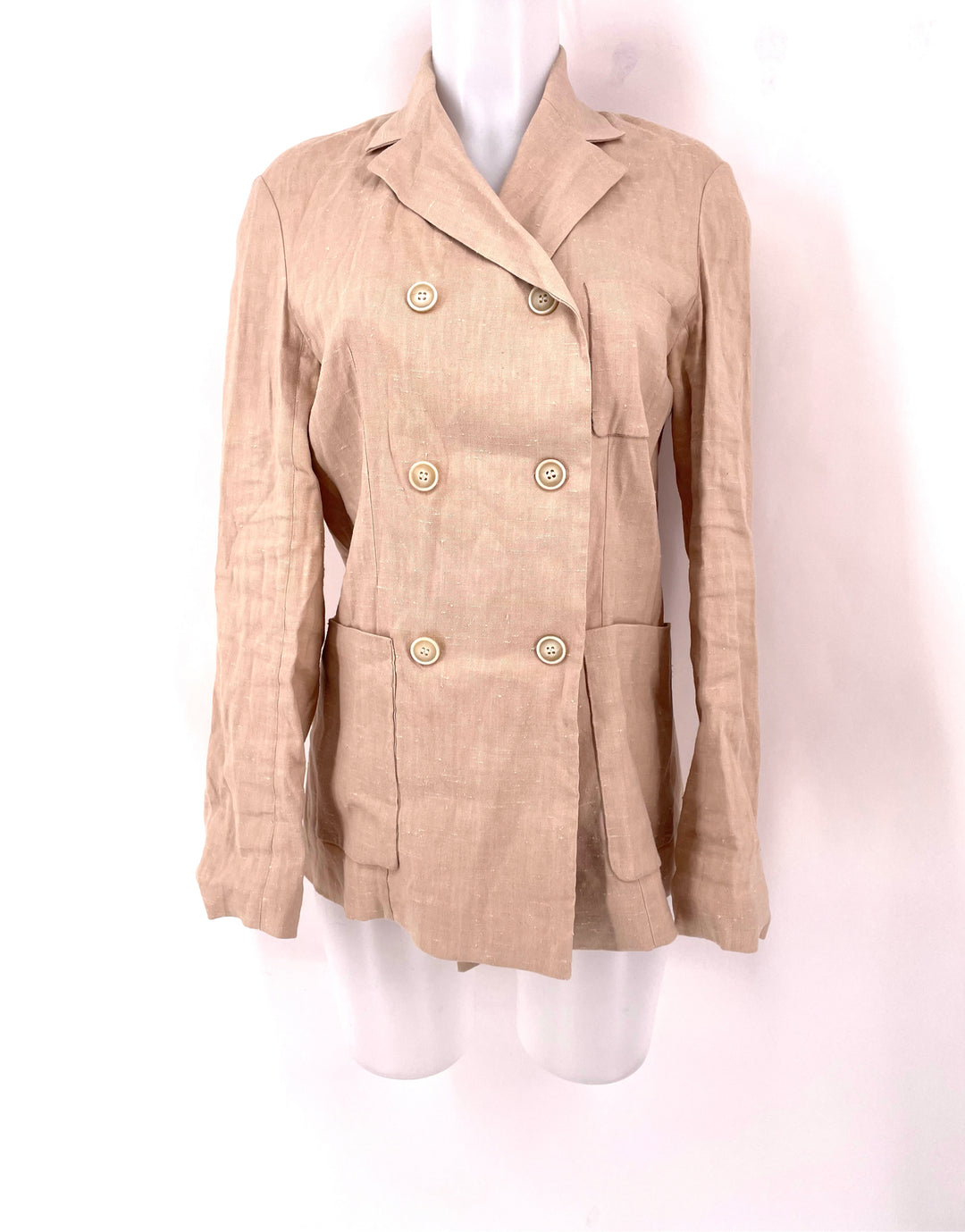 Size 36 ISABEL MARANT Peach Linen Blazer