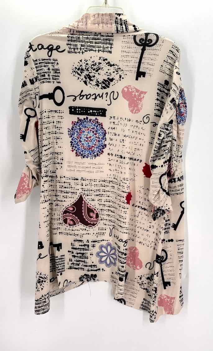 Size XL Cream Knit Cardigan