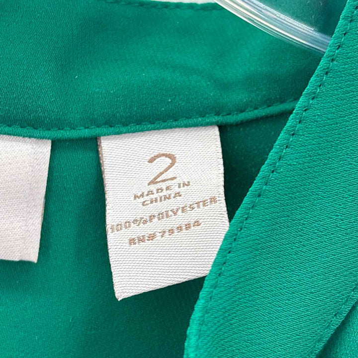 Size L Chico's Green Shirt