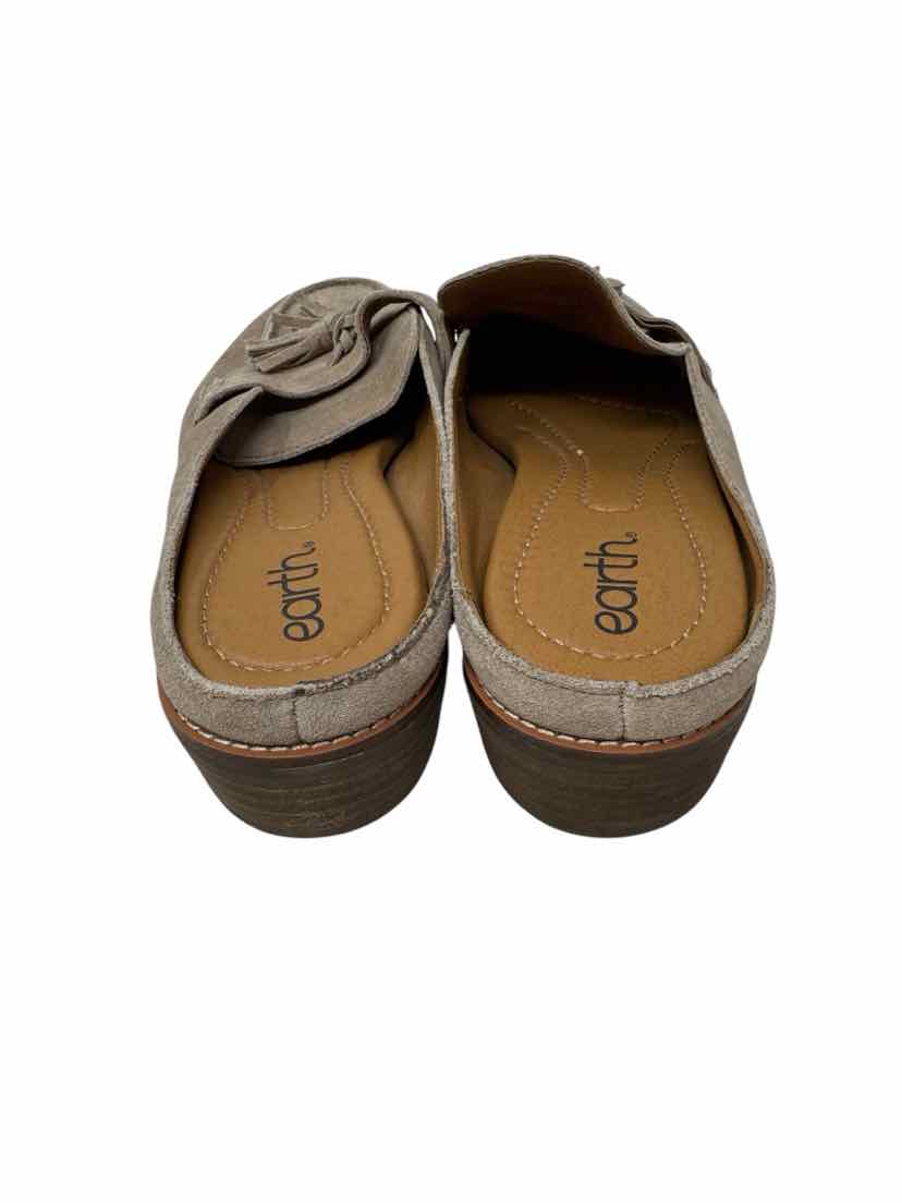 Shoe Size 10 Brown Suede Mules
