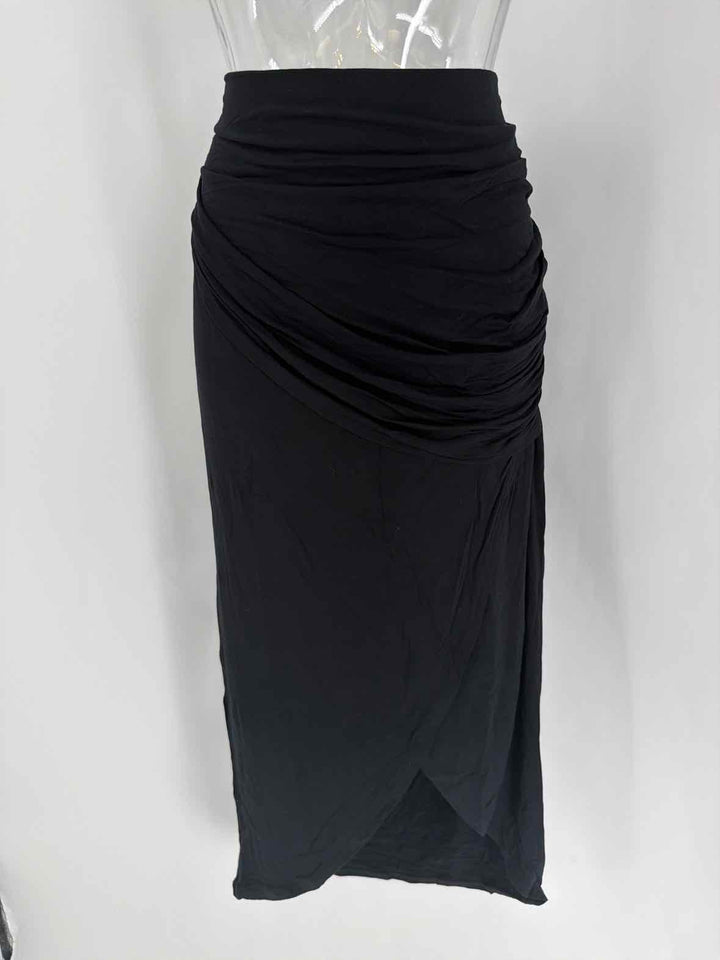 Size L CABI Black Cotton Skirt