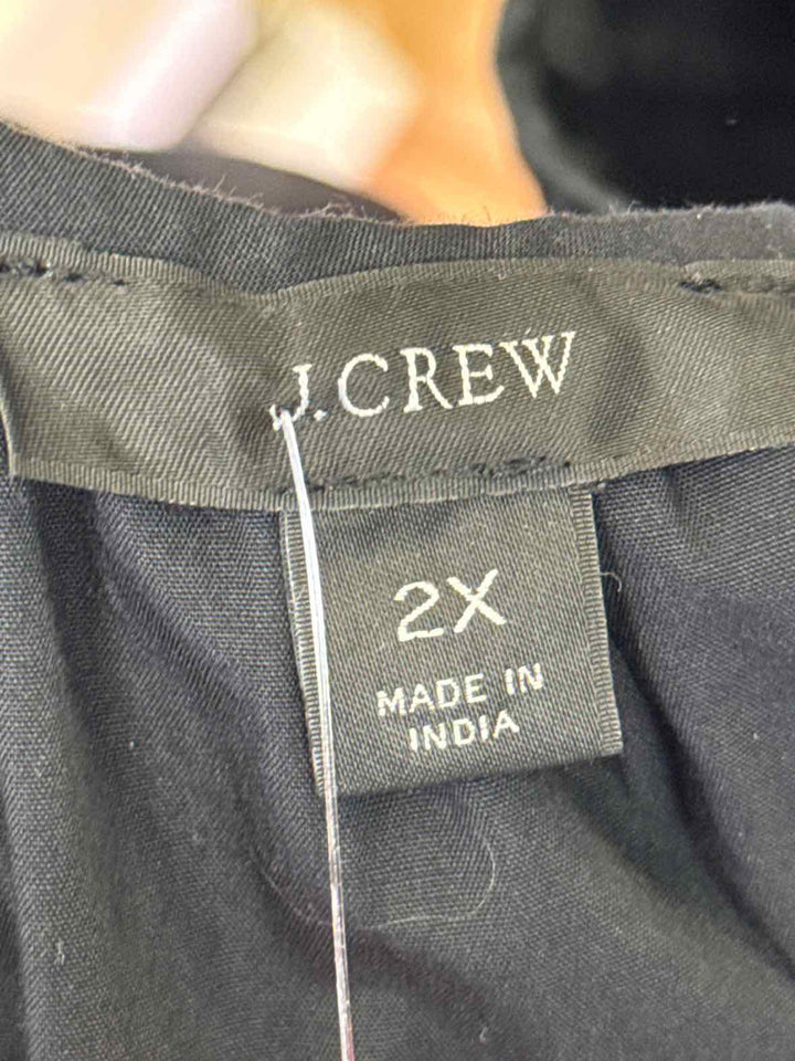 Size 2X J Crew Black Dress