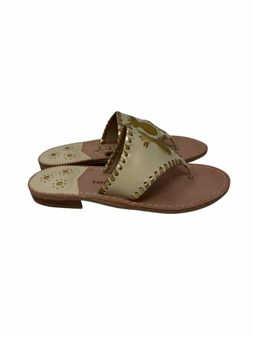 Shoe Size 7.5 Jack Rogers Cream Sandals