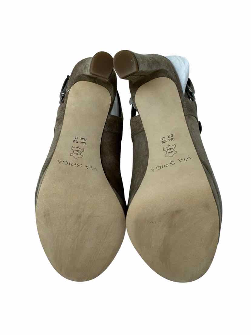 Shoe Size 10 VIA SPIGA Brown Heels