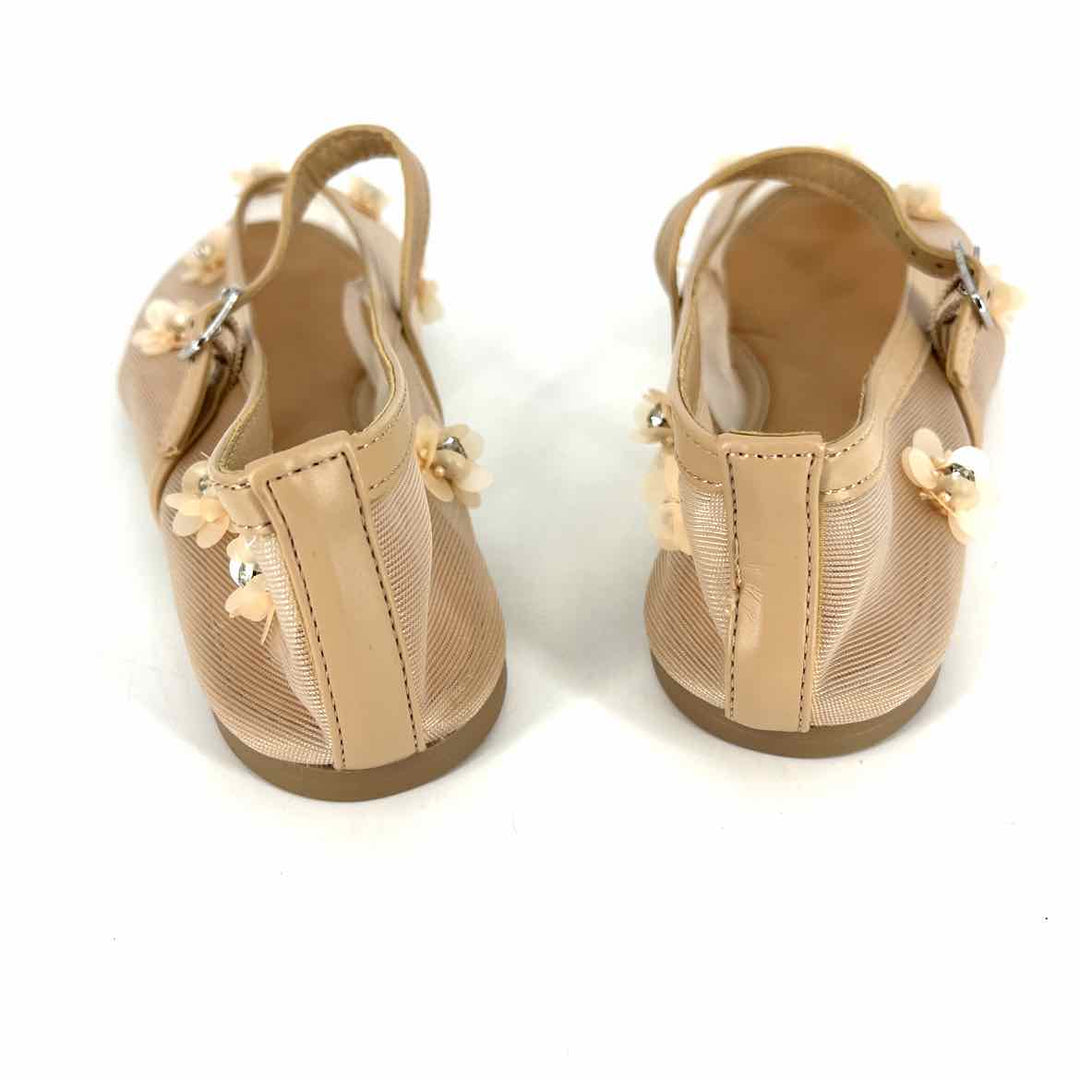 Shoe Size 8 A NEW DAY Nude Faux Leather Mesh Flats